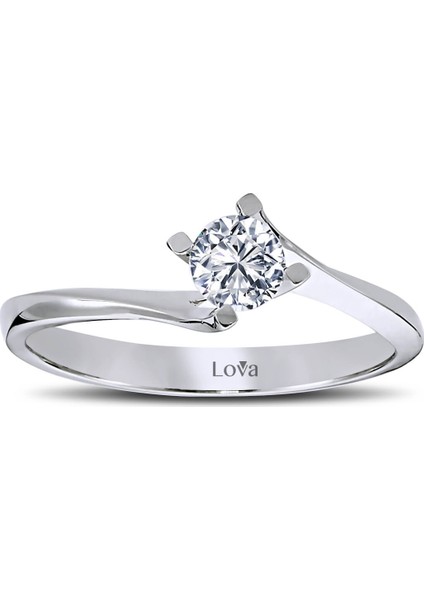 Lova H Renk 0,30 Karat Pırlanta Tektaş Yüzük 1060052