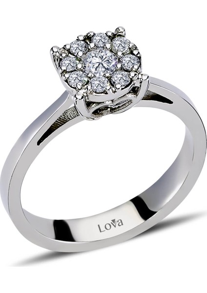 Lova 1,80 Karat Tektaş Görünümlü Pırlanta Yüzük 1060072