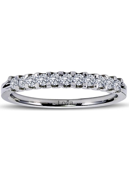 Lova 0,33 Karat Pırlanta Yarımtur Yüzük 1060099