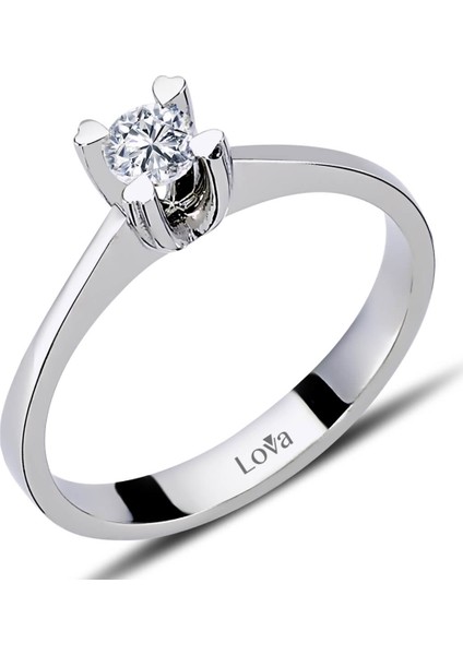 Lova 0,20 Karat Pırlanta Tektaş Yüzük 1070001