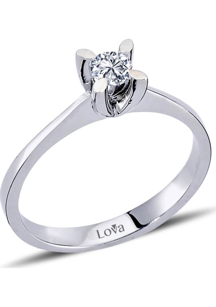 Lova 0,21 Karat Pırlanta Tektaş Yüzük 1070016