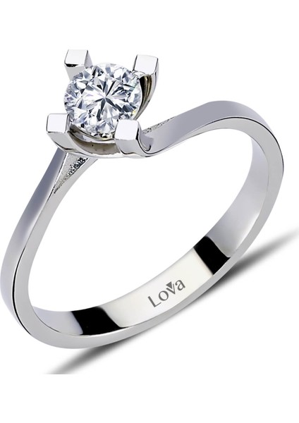 Lova H Renk 0,41 Karat Pırlanta Tektaş Yüzük 1070033 fiyatları
