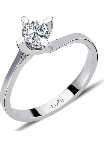 Lova G Renk 0,31 Karat Pırlanta Tektaş Yüzük 1070036
