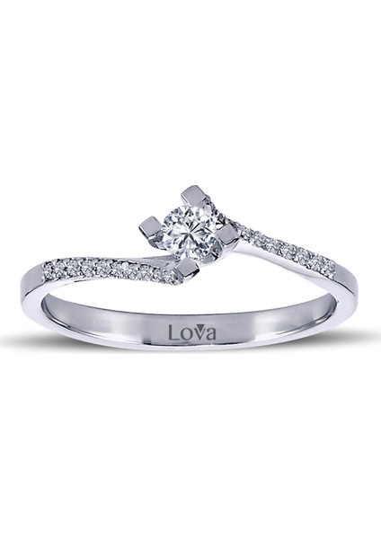 Lova Toplam 0,24 Karat Pırlanta Tektaş Yüzük 1070052
