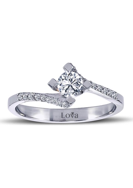 Lova Toplam 0,45 Karat Pırlanta Tektaş Yüzük 1070054