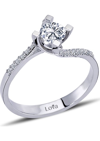 Lova Toplam 0,60 Karat Pırlanta Tektaş Yüzük 1070055