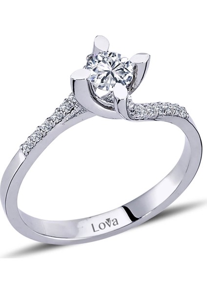 Lova Toplam 0,40 Karat Pırlanta Tektaş Yüzük 1070058