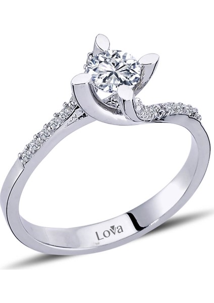 Lova Toplam 0,55 Karat Pırlanta Tektaş Yüzük 1070059