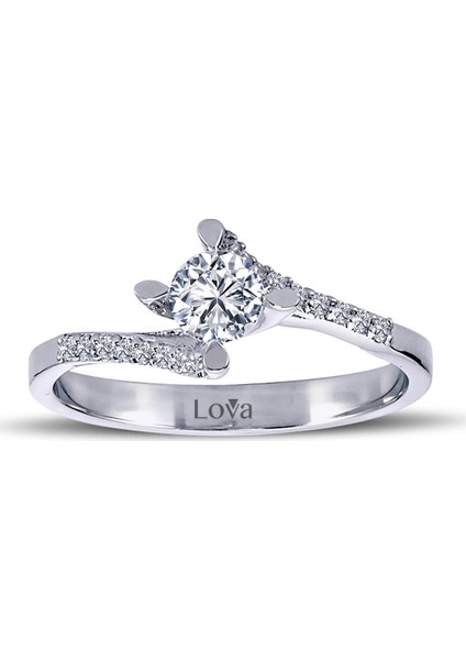 Lova Toplam 0,43 Karat Pırlanta Tektaş Yüzük 1070062