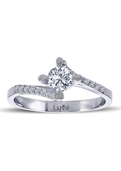 Lova Toplam 0,55 Karat Pırlanta Tektaş Yüzük 1070063