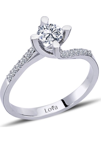Lova Toplam 0,55 Karat Pırlanta Tektaş Yüzük 1070063 fiyatları