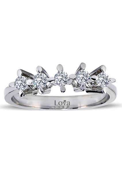 Lova 0,35 Karat Pırlanta Beştaş Yüzük 1070068