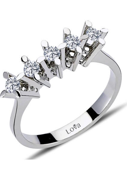 Lova 0,31 Karat Pırlanta Beştaş Yüzük 1070069