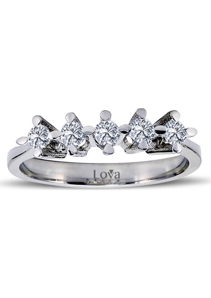 Lova 0,34 Karat Pırlanta Beştaş Yüzük 1070070