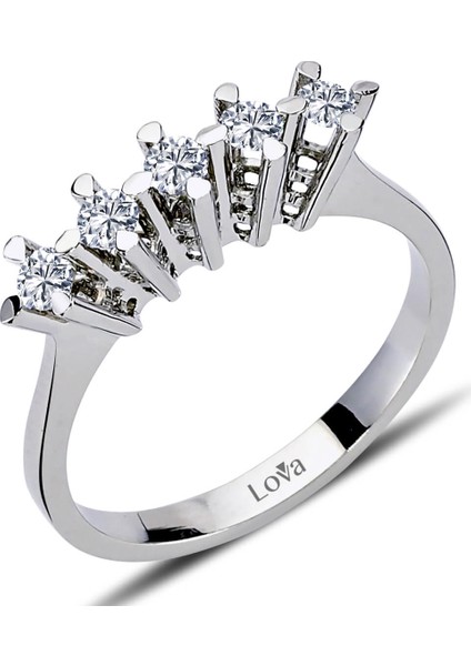 Lova 0,33 Karat Pırlanta Beştaş Yüzük 1070072
