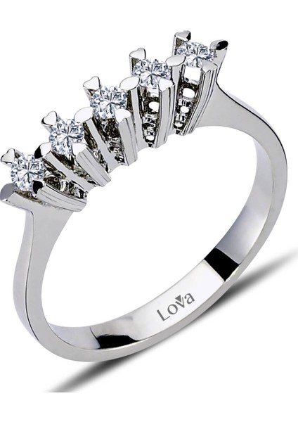 Lova 0,32 Karat Pırlanta Beştaş Yüzük 1070075