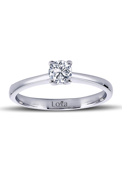 Lova F Renk 0,28 Karat Pırlanta Tektaş Yüzük 1080012