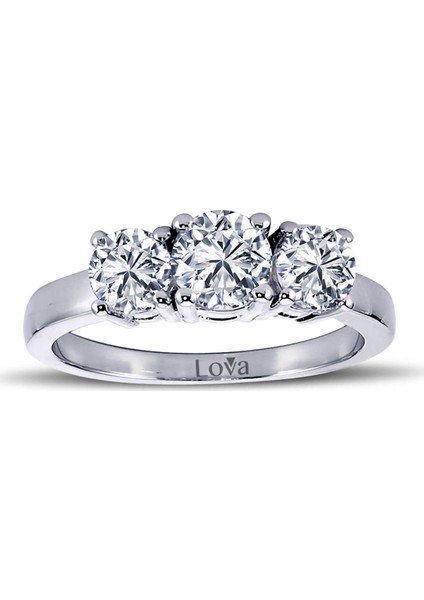 Lova 1,10 Karat Pırlanta Tria Yüzük 1080015
