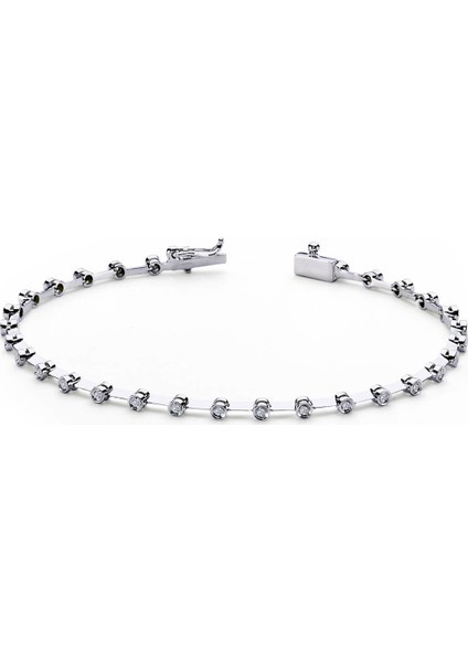 Lova 0,30 Karat Pırlanta Su Yolu Bileklik 4070006