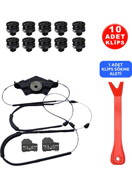 Set Cam L Ön Vw Passat 96-05 + 10 Klips + Klips Sökme