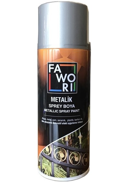 Metalik Gri Sprey Boya 400 Ml