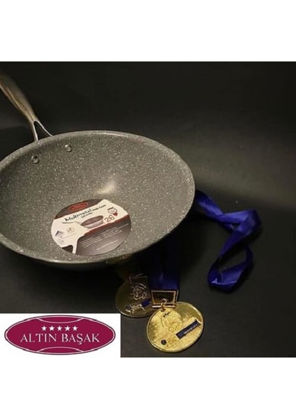 Regal Granit Wok Tava 36 cm – Zafer Endüstriyel Mutfak