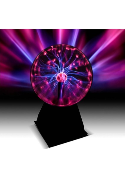 Buffer Plasma Storm Lamp - Müzikli Işıklı Plazma Küre Sihirli Cadı Küresi Plazma Küre Gece Lamba