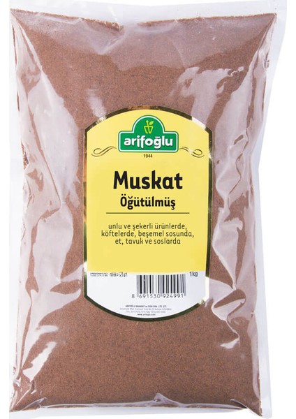 Muskat Öğütülmüş 1000 gr (Endüstriyel)
