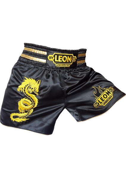 By Leon 1982 Leon Dragon Muay Thai Kick Boks Şortu