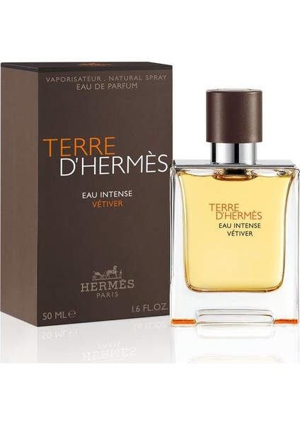 Terre D'Hermes Eau Intense Vetiver Edp 50 ml Erkek Parfüm
