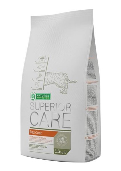 Natures Protection Superior Care Red Caot Kızıl Tüylü Yetişkin Köpek Maması 1,5 Kg