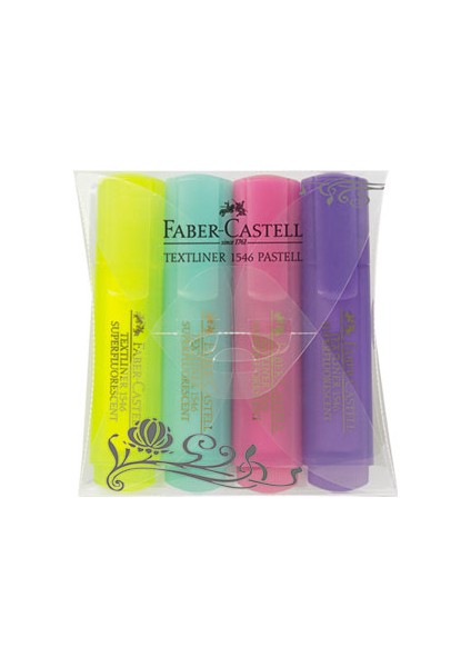 Fosforlu 1546 Pastel Renkler, 4lü