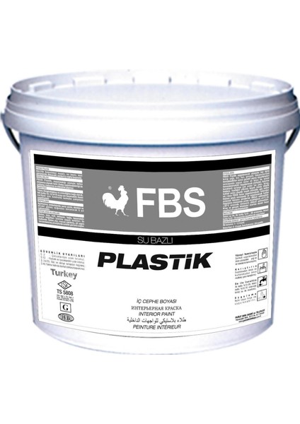 Fbs İç Cephe Duvar Boyası 20 Kg Tse