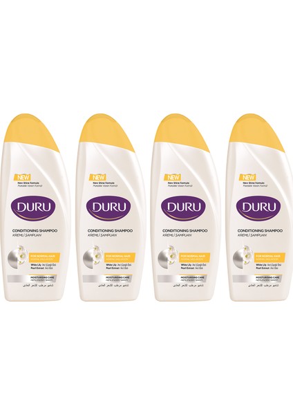 Normal Saçlar 4'lü Şampuan 4 x 500 ml