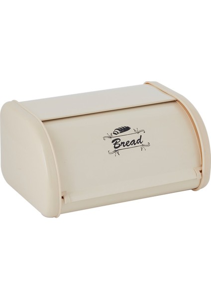 Sürgülü Ekmek Kutusu Krem (Galvaniz)