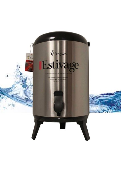 1295 Termos 9.5 Lt İçi Aluminyum Dışı Çelik Su Termosu