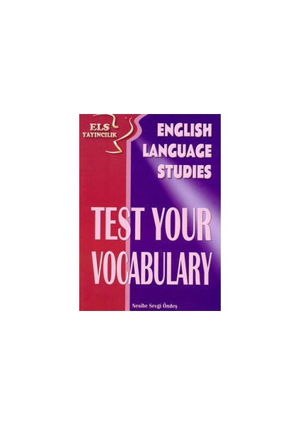 Els Yayıncılık  Test Your Vocabulary