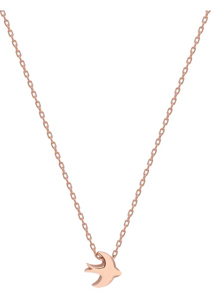 Gümüş Anka Kuşu Kolye