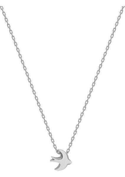 Gümüş Anka Kuşu Kolye