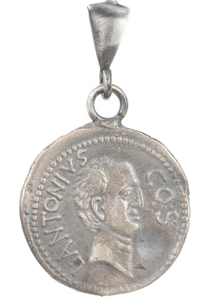 925 Ayar Gümüş Sezar Figür Madalyon Kolye Ucu modelleri