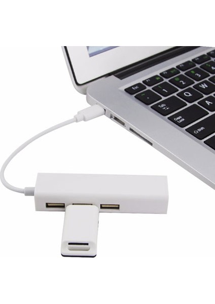 Oem Type-C USB 3.1 To Ethernet Lan Adaptör + 3 Port USB 2.0 HUB