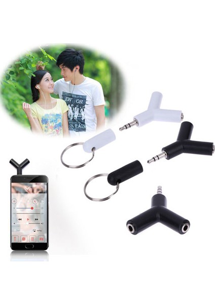 Oem Kulaklık Çoğaltıcı Çevirici 3, 5 mm Stereo Kulaklık Çoklayıcı