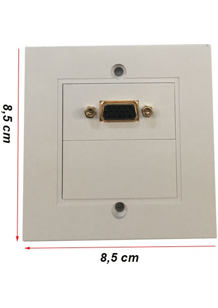 VGA Duvar Tipi Priz duvara montajlanabilir vga priz modelleri