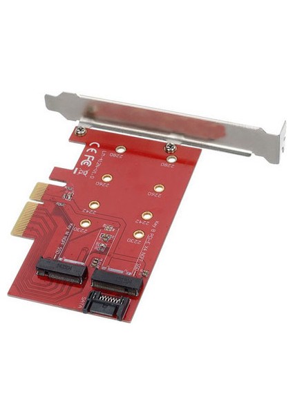 PCIE PCI express X4 M NGFF M.2 + B NVME M.2 Uzatma Kartı indirimleri