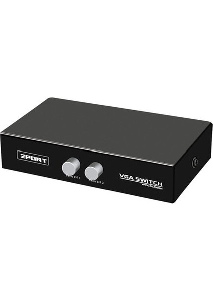 Platoon PLH-0932 VGA Switch 2 Port VGA Monitör Çoklayıcı Seçmeli Anahtarlı Switch