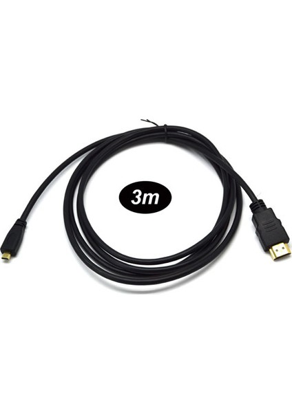 PLH-025 HDMI To Mikro HDMI Kablo 3 m