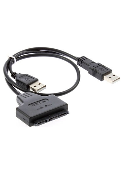 PLS-007 USB 2.0 To Sata 7+15 22 Pin 2, 5" HDD Kablo