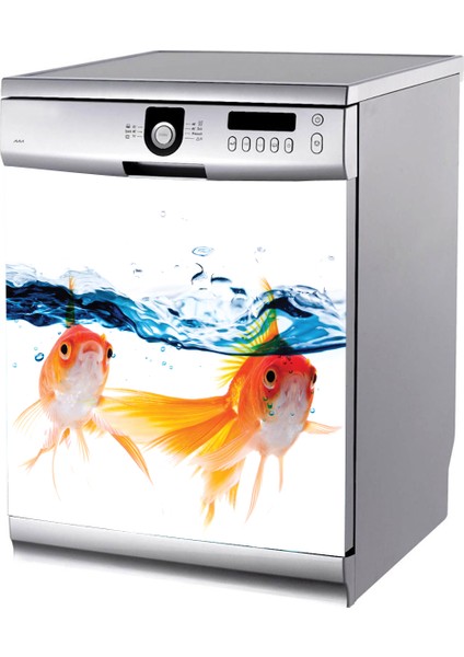 Sevimli Balıklar Bulaşık Makinası Sticker BMS45