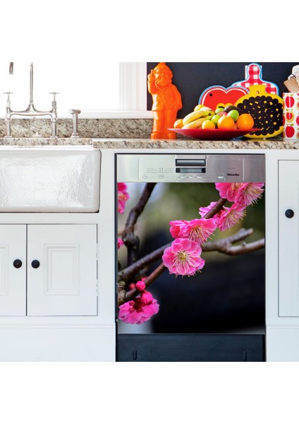 Pembe Güzellik Bulaşık Makinası Kapak Stickerı