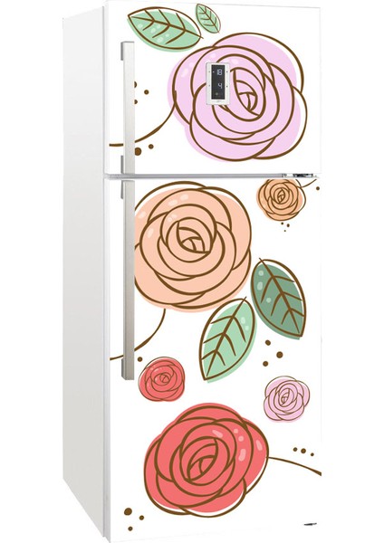 Buzdolabı Kapağı Kaplama Sticker 0099